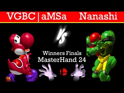 MasterHand 24 WF - VGBC|aMSa(Yoshi) vs. Nanashi(Samus)