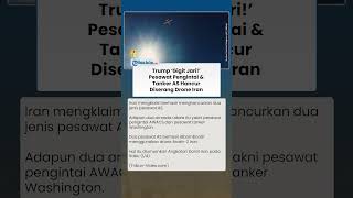 Drone Arash-2 Iran Hancurkan Pesawat AWACS dan Tanker AS di Bandara Ben Gurion