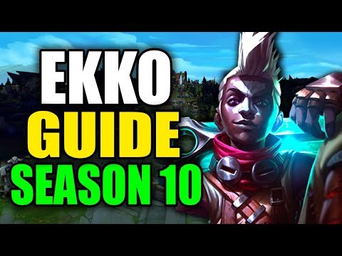 SEASON 10 EKKO GAMEPLAY GUIDE - (Best Ekko Build, Runes, Playstyle) - League of Legends