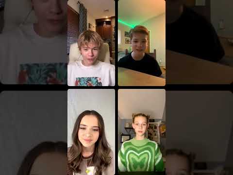 Secret of Sulphur Springs cast Instagram livestream 14 Jan 2022