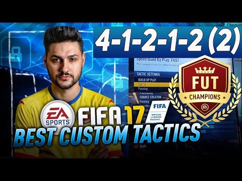 FIFA 17 THE BEST FORMATION in FUT 4-1-2-1-2 (2) TUTORIAL - BEST TACTICS & INSTRUCTIONS GUIDE