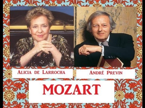 Alicia de Larrocha / André Previn -  Mozart Concerto for two pianos, K.365