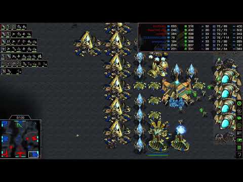 MUSTSEE! 3v4 Brain/Luckyback/HamburgerSasu vs 4 Random Good Players - Starcraft Casty Cast! GG!! FME