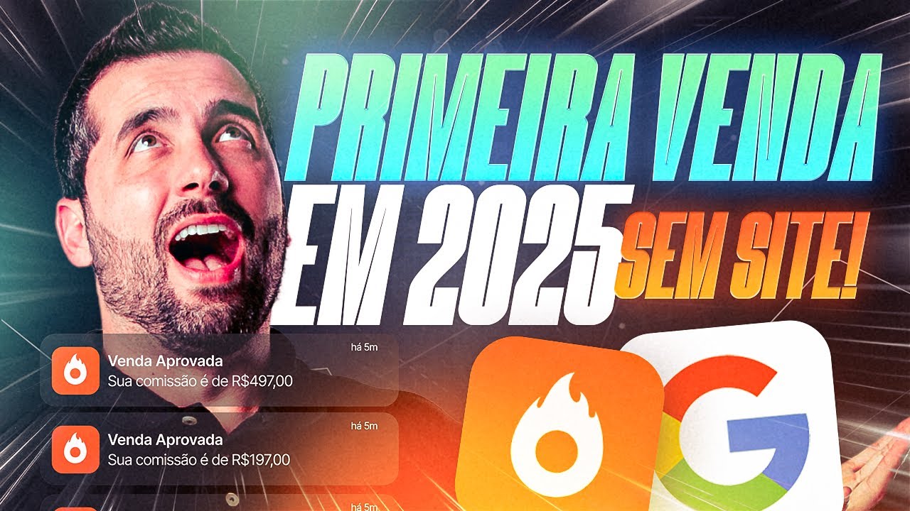 COMO criar sua CAMPANHA no GOOGLE ADS sem site: Primeira VENDA como AFILIADO!