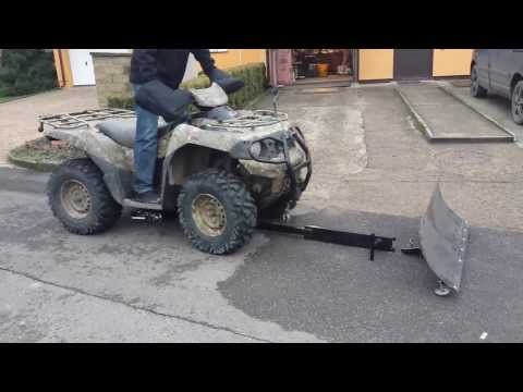Čtyřkolky Kawasaki Brute Force - Uchycení radlice, sněžného pluhu
