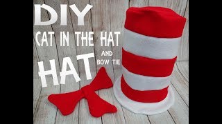 DIY CAT IN THE HAT Hat and Bow