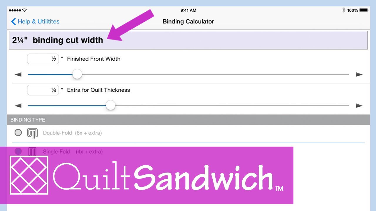 Binding Calculator — a QuiltSandwich utility