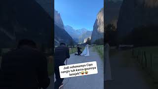 Download lagu Romantic, but still funny 😁🥰 The dress is disgusting 😭🤣🤣 #syifahaju #elrumi #engagement #romantic mp3