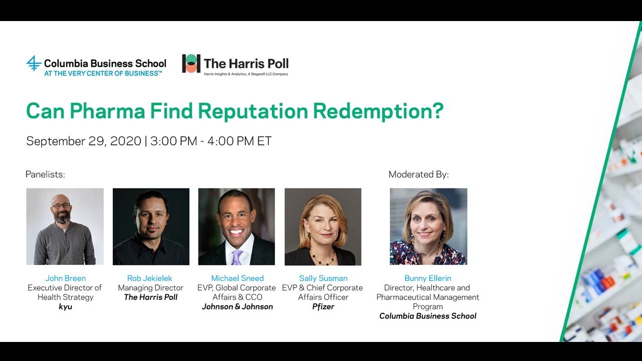Can Pharma Find Reputation Redemption?