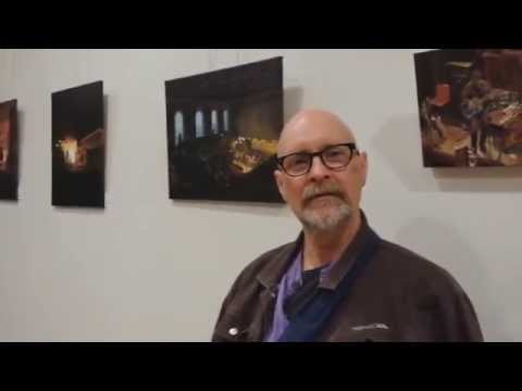 Pete Marsh, Darren O'Neill and Craig Shaw - Exhibition of Hebden Bridge Blues Festival artwork
