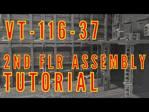 Gundam Hangar by VThobby VT-116-37 2nd Floor Assembly Tutorial (Tagalog)