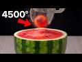 4500º Lava Ball Vs Watermelon Experiment
