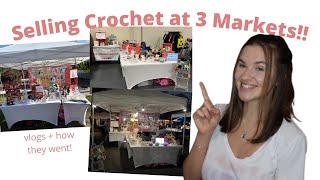 Selling My Crochet Amigurumi at 3 Pop-Up Markets!! April 2025 Markets Part 2 (Vlog + Breakdown)!!