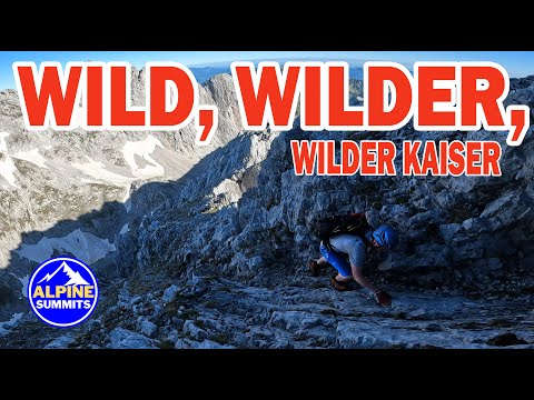Kletterei bis UIAA 2 Vordere und Hintere Goinger Halt | Bergtour Wilderkaiser #bergsteigen