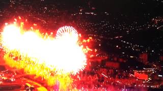 Orb over London 2012 olympic opening ceremonies - CTV feed
