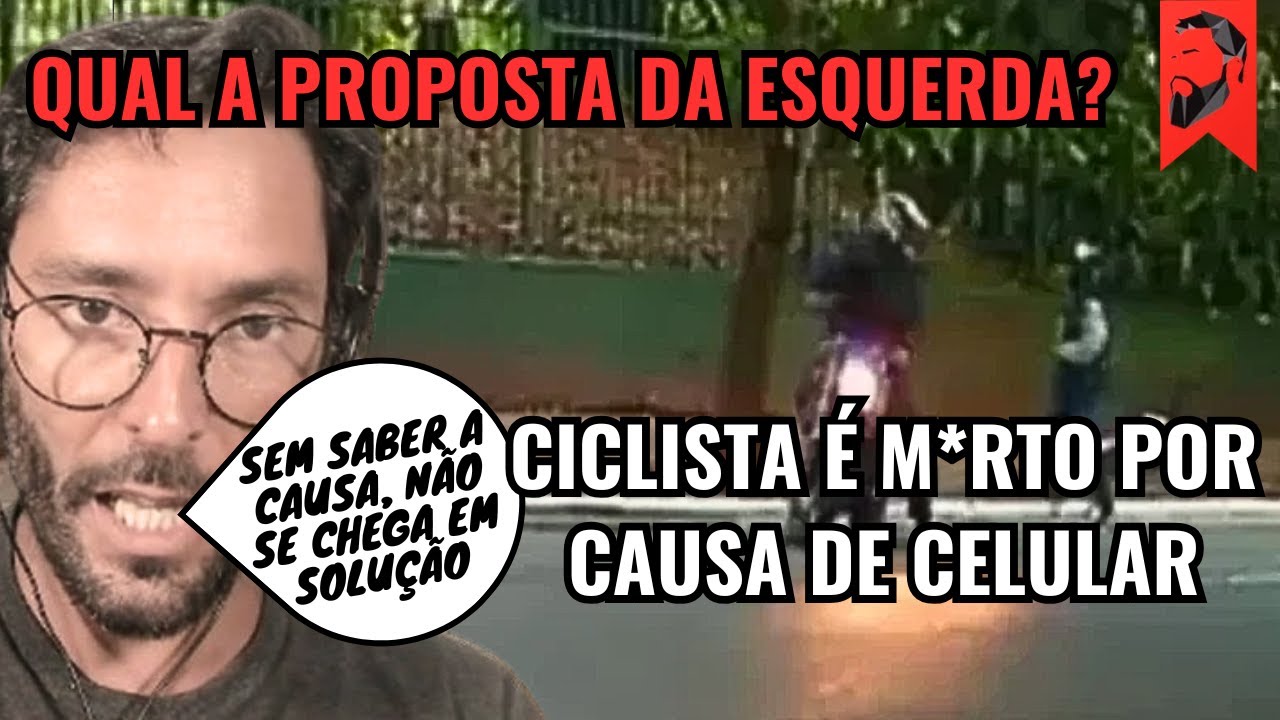 CICLISTA É VÍTIMA POR CAUSA DE CELULAR | A PROPOSTA DA ESQUERDA PARA A SEGURANÇA PÚBLICA E POLÍCIAS