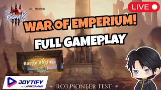 Ragnarok 3 WAR OF EMPERIUM PLAYTEST | FULL GAMEPLAY | GUILLOTINE CROSS POV