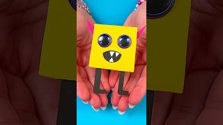 DIY Monster Paper Craft | Easy Fun Craft for Kids #diy #craft #craftyfun #kids