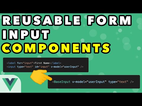 Reusable Form Input Components With Vue 3