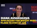Diana Avsaragova Apologizes For Weight Miss, Plans To Stay At 125 | Bellator 290 | MMA Fighting