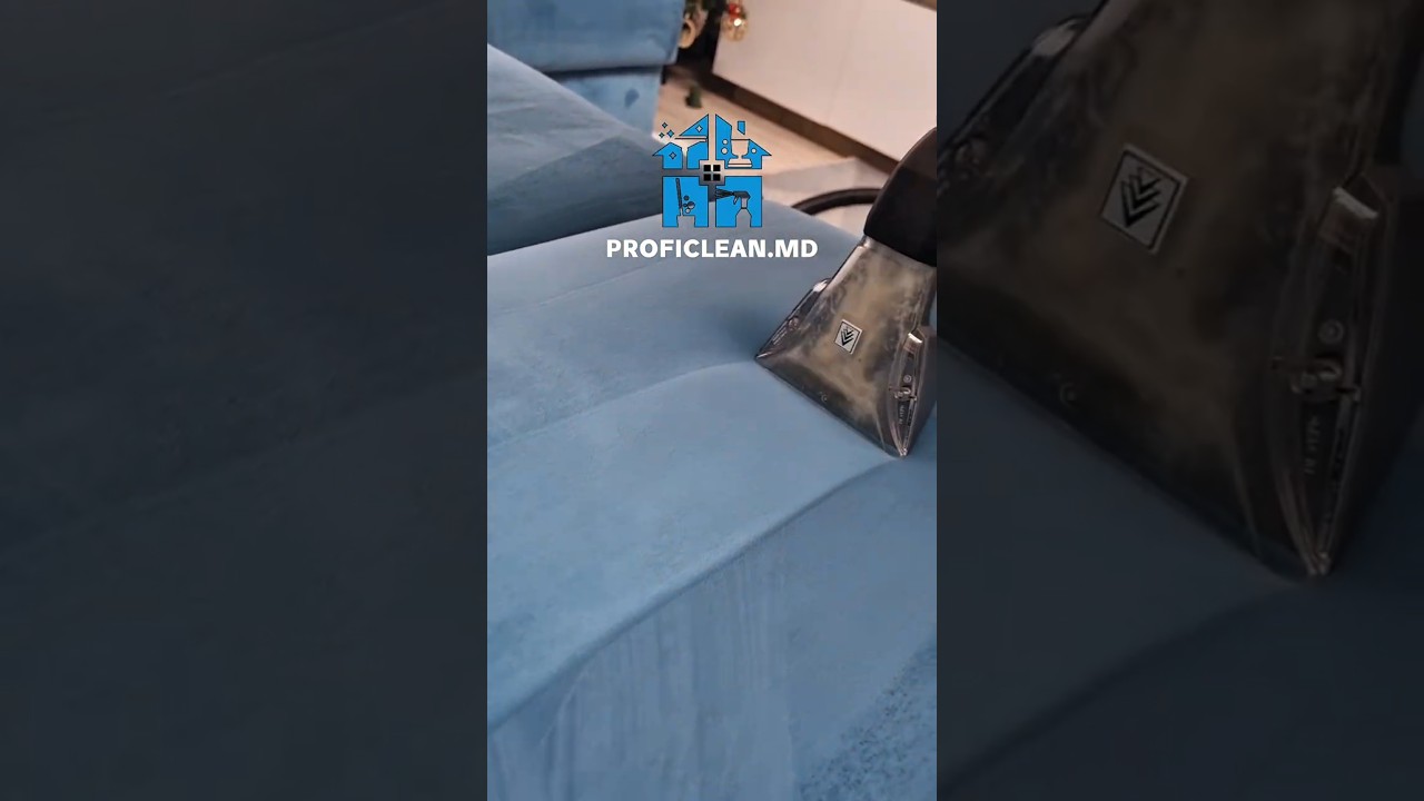 Curățare chimică profundă canapea mare