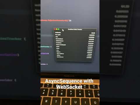SwiftUI real time Coins Price with Async Sequence and Websocket thumbnail