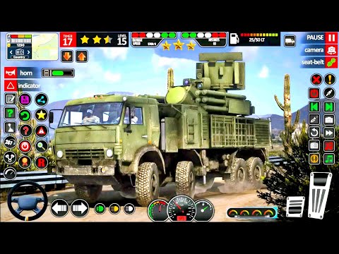 Army Truck Driving Simulator 3D | Real Military Transport Gameplay (Android Game)