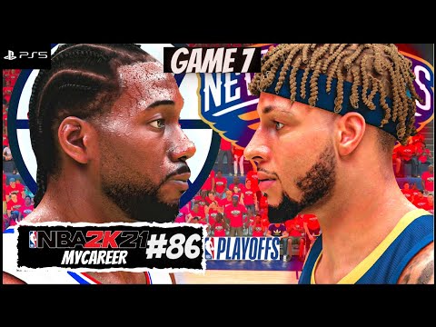 NBA 2K21 My Career Next Gen EP 86 - Win Or Go Home - Playoffs RD1 G7 (PS5) FULL