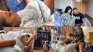 Natural Labor and delivery vlog| No epidural| Emotional and Raw| The Mckenzies
