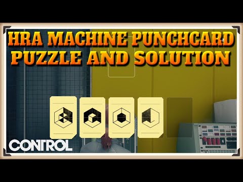 Control HRA Machine Punchcard Puzzle and Solution Video