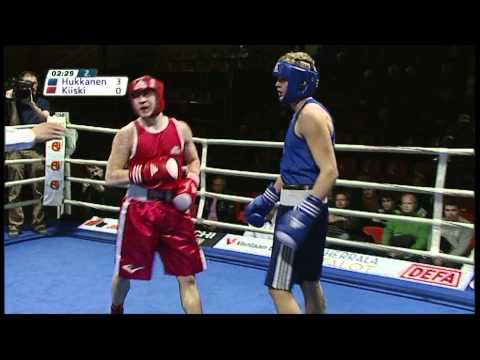 Ville Hukkanen - Maxim Kiiski 4-0 nyrkkeilyn 75 kg:n sarjan SM-finaalissa
