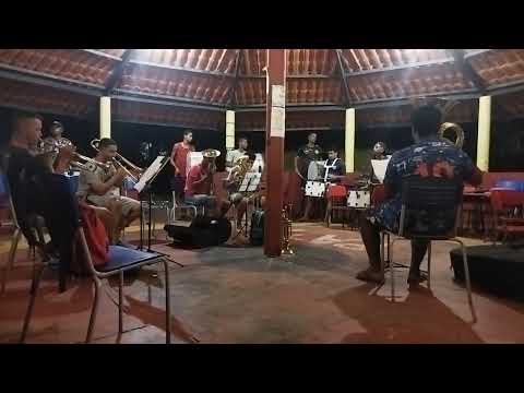 BAMASCC Banda Marcial De Santa Cruz Cabrália tocando it's may life ensaio...
