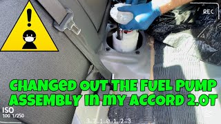 How to Remove Fuel Basket in 2018 - 2022 Honda Accord