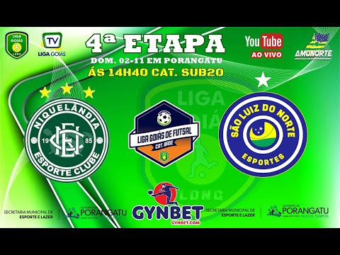 LIGA GOIÁS GYNBET.COM 2025 CATEG. BASE 2025 - NIQUELÂNDIA EC. X SÃO LUIZ DO NORTE