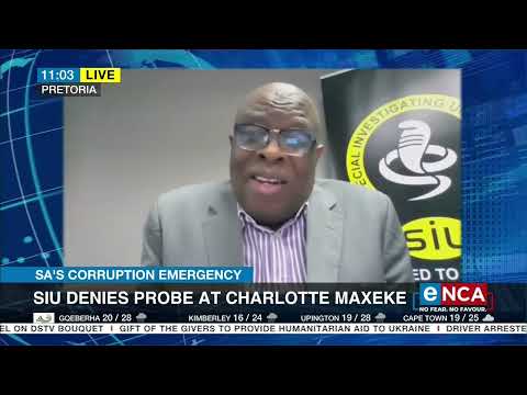 SA's Corruption Emergency Discussion SIU denies probes at Charlotte Maxeke