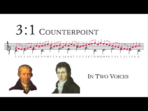 How to Compose 3:1 Counterpoint || Tonal Voice Leading 3