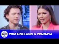 Tom Holland and Zendaya on the 