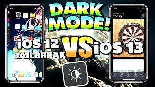 iOS 13 Dark Mode VS iOS 12 Dark Mode Jailbreak Tweak (WORTH UPDATING???) Eclipse/Noctis
