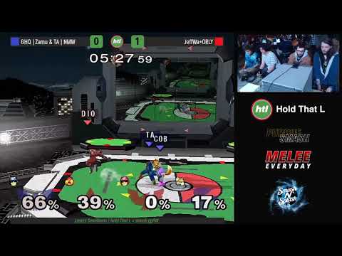Hold That L - GHQ | Zamu + TA | NMW (Fox/Falcon) vs JeffWa+ORLY(Sheik/Falcon) - Losers Finals