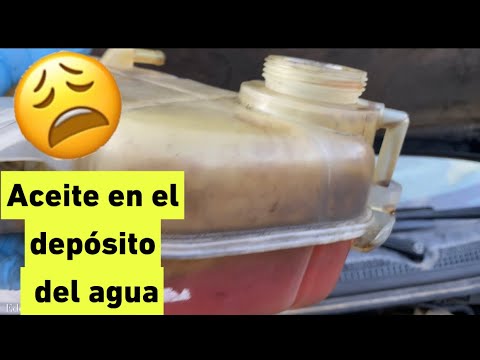 PORQUE SE PASA EL ACEITE AL AGUA O  AL DEPÓSITO EN SONIC 1.8L 2012