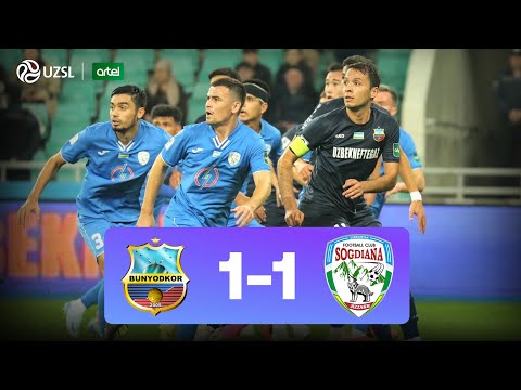 Superliga 22-tur. Bunyodkor-So‘g‘diyona bahsida kiritilgan gollar va xavfli vaziyatlar (Highlights)
