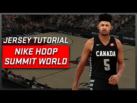 NBA 2K17 - 2017 Nike Hoop Summit World Jersey Tutorial
