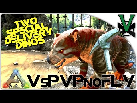 Two Special Delivery Dinos! | VsPVP Sub Server | ARK: Survival Evolved | S1:EP25