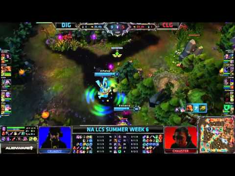 Dignitas (DIG) vs CLG (Counter Logic Gaming) || NA LCS Summer 2013 W6D2 || Full Game HD