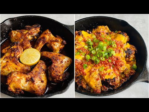 How To Make Quick And Simple Cast Iron Skillet Chicken Wings Recipes