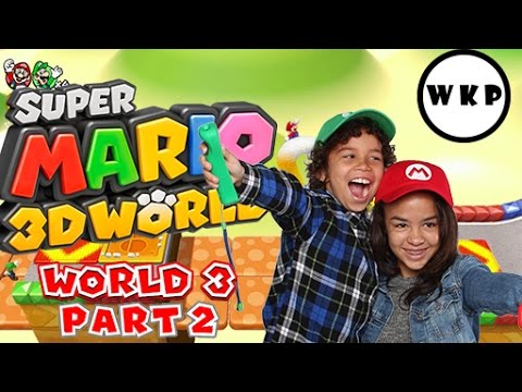 We Kids Playing Super Mario 3D World - World 3 (Part 2)