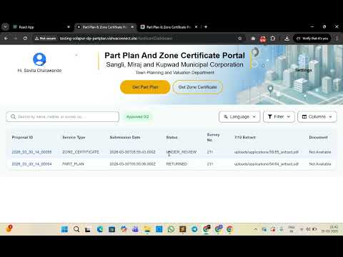 Video 6 – Application Status Tracking & Certificate Download