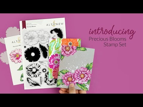 Layered Floral Stamp Set (5 LAYERS!!!) Altenew Precious Blooms Unboxing Video