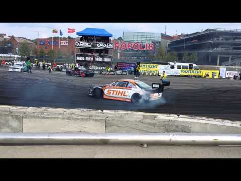 Drift allstars 2015 Lithuania smoke burnouts