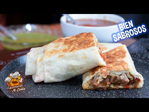 Como hacer Burritos con Carne en Sazonando a mi Estilo